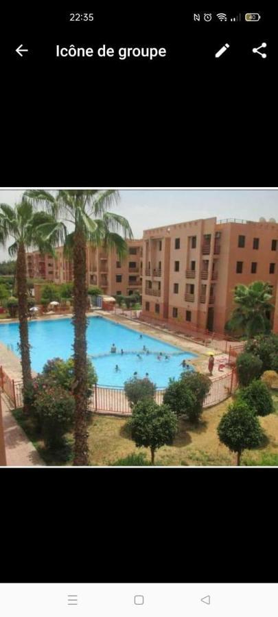 マラケシュCharmant Logement Avec Parking Residenciel Sans Piscineアパートメント エクステリア 写真